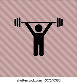 Vektorgrafik des Vektorsymbol-Weightfting
