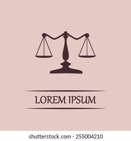 Vector illustration of weights