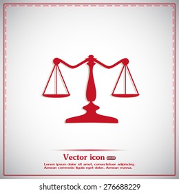 Vector illustration of weights