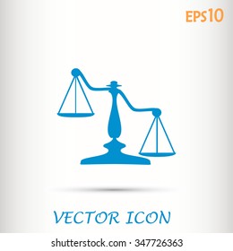 Vector illustration of weights