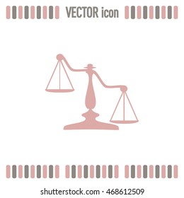 Vector illustration of weights