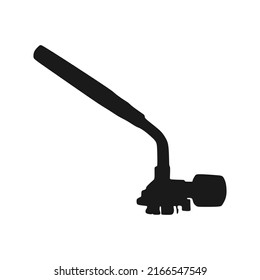 vector illustration, welding head silhouette and sketch isolated on white background, semi realistic flat cartoon design style.