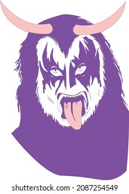 Vector illustration of a werewolf, werewolf. Game. Hero.