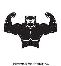 Vector illustration of a werewolf. stealth man