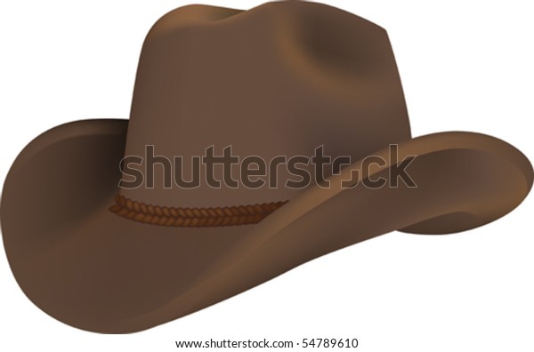 Vector Illustration Western Hat Cowboy Stock Vector (Royalty Free ...