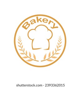 vector illustration of wheat bread in minimal style, can be used for dsigen logo stamp labels