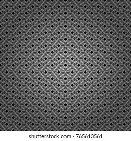 Vector illustration. White, black and gray abstract background painted geometry shine and layer element seamless pattern.