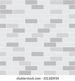 A vector illustration of a white brick wall. The wall covers the illustration from corner to corner, serving as both the background and the image.