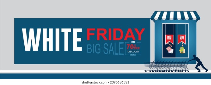 Vektorgrafik von White Friday