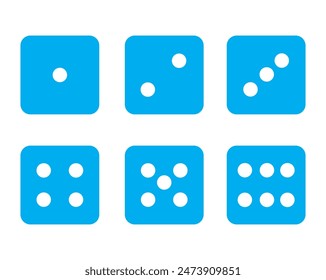 Vector illustration of white realistic game dice icon in flight closeup isolated on write background eps10