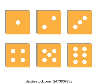Vector illustration of white realistic game dice icon in flight closeup isolated on write background eps10