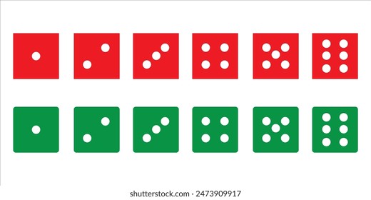 Vector illustration of white realistic game dice icon in flight closeup isolated on write background eps10
