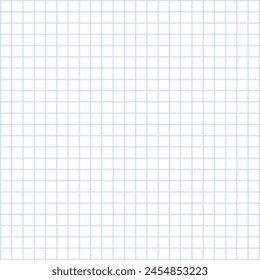 Vector illustration of white sheet of paper in double blue lines on white background.