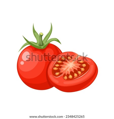 Similar – Image, Stock Photo Small tomatoes halved