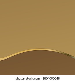 Ilustración vectorial de bandas curvas anchas con un gradiente suave. fondo