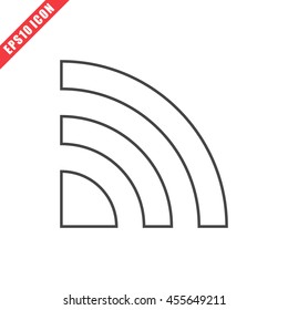 Vector illustration of wi-fi icon