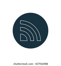 Vector illustration of wi-fi icon