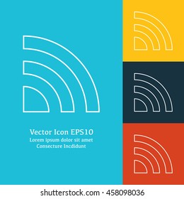 Vector illustration of wi-fi icon