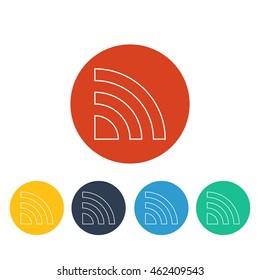Vector illustration of wi-fi icon