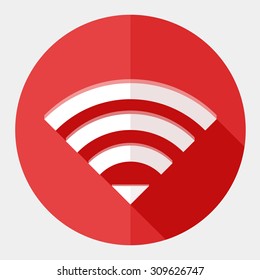 Vector illustration. wifi sign.