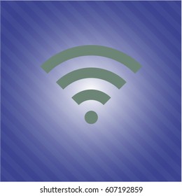 Vector Illustration of Wifi signal vector icon
