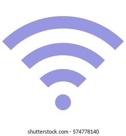 Vector Illustration Of WiFi Symbol On White Background Icon
