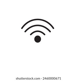 Ilustración vectorial de un ícono de Cargar Wi-Fi, perfecto para indicar transmisión de datos inalámbrica, conectividad, actividades de carga.