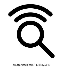 ilustración vectorial de una zona wifi