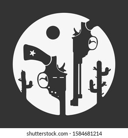 Vector Illustration Wild west symbol 
