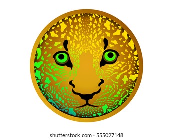 Vector illustration of wildcat logo for your design