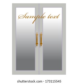Vector illustration of window 