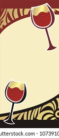 Vector illustration of wine