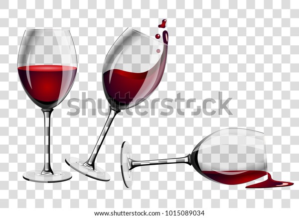 透明な背景にベクターイラスト ワイングラス ワインスプラッシュ Eps10 のベクター画像素材 ロイヤリティフリー