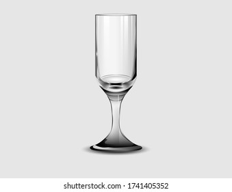 Vector Illustration eines Weinglases, für verschiedene Veranstaltungen