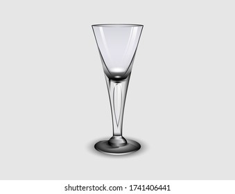 Vector Illustration eines Weinglases, für verschiedene Veranstaltungen