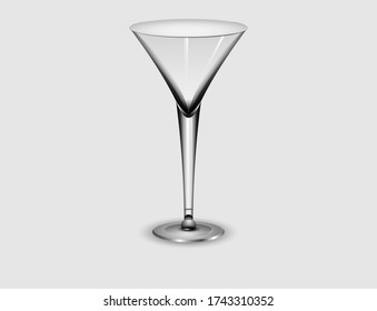Vector illustration of a wine glass, for various events