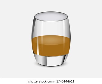 Ilustración vectorial de una copa de vino, para diversos eventos