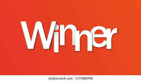 
Vector illustration of a winner on a transparent background.