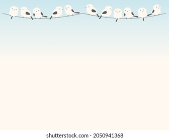 Ilustración vectorial de animales de invierno