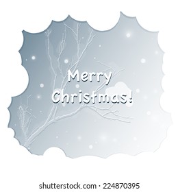 Vector illustration, winter background, Christmas
