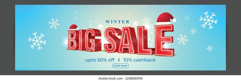 vector illustration for winter sale