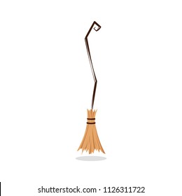 Vector illustration of witch broom