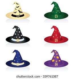 Vector Illustration Of A Witch's Hat For Halloween