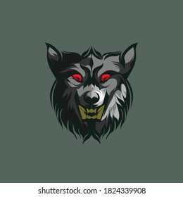 ilustración vectorial del logo de wolf esports 