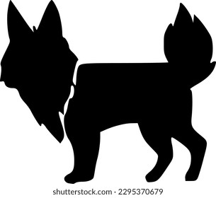 vector illustration of wolf icon