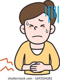 Vektorillustration einer Frau