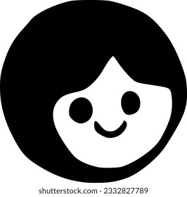 vector illustration of woman cartoon