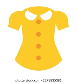 Vector illustration of the woman clothes cartoon