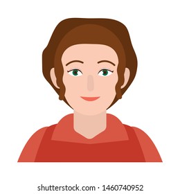 Vector illustration of woman and face logo. Set of woman and adult vector icon for stock.