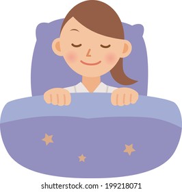 A vector illustration of a woman posing